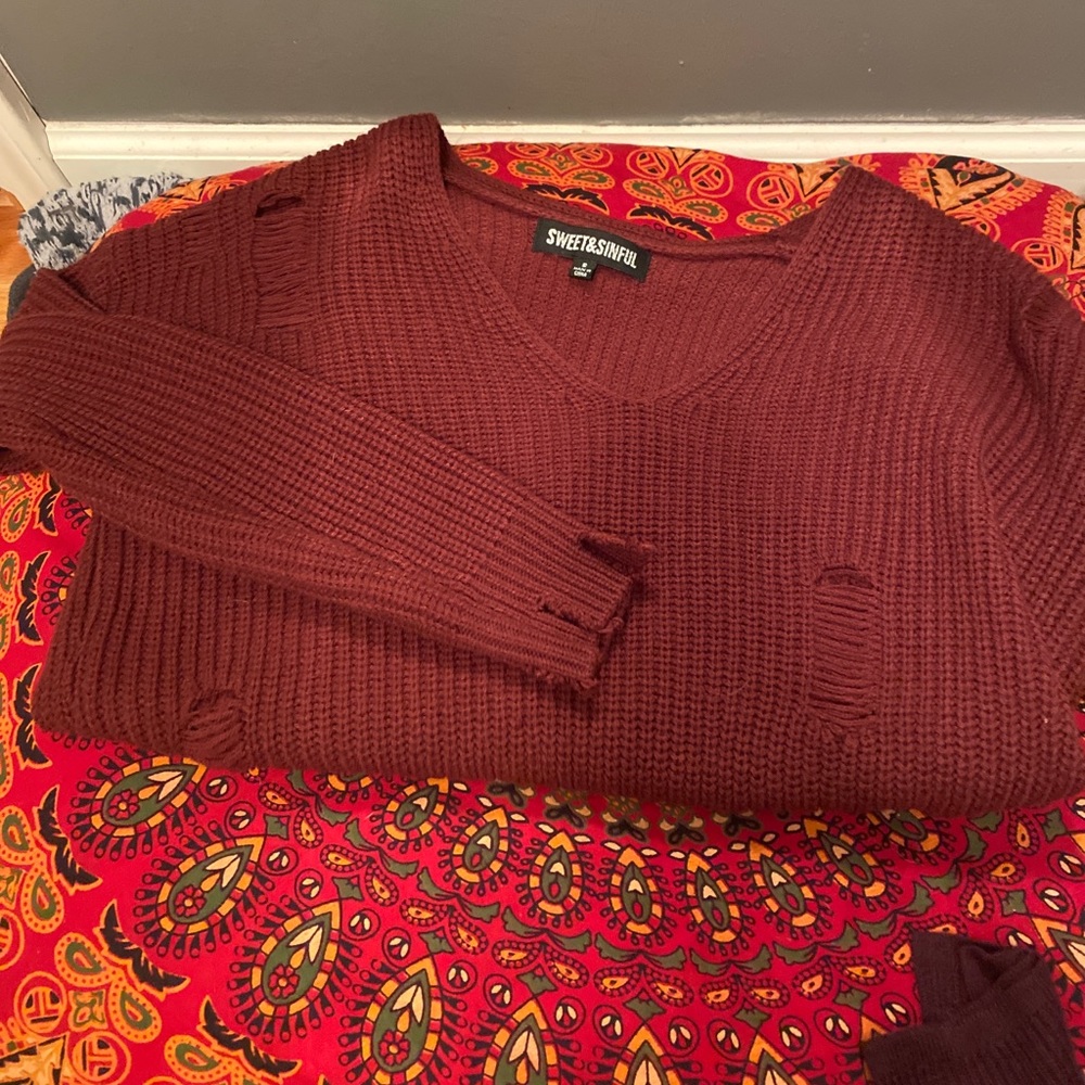 sweet and sinful sweater